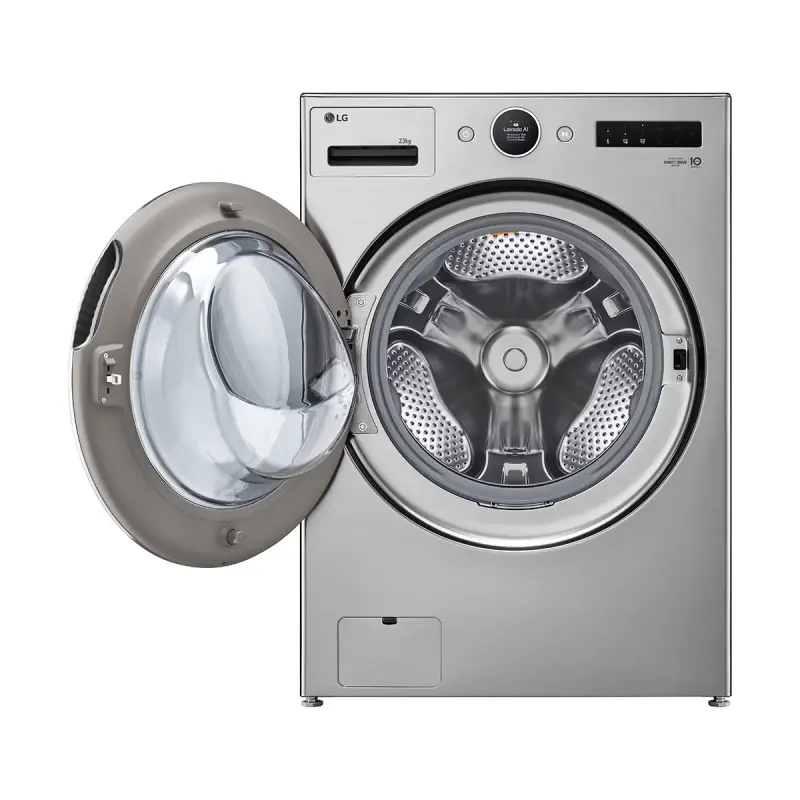 LG CENTRO DE LAVADO 23KG A GAS COLOR GRIS WM23V/DF74V